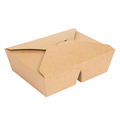 KRAFT KUTIJA LUNCH BOX 1 PREGRADA 2X475 ML 16,8x13,5x5 CM SMEĐA