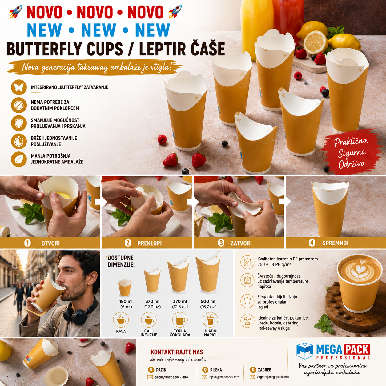 BUTTERFLY CUPS – NOVA GENERACIJA ČAŠA ZA TAKEAWAY NAPITKE