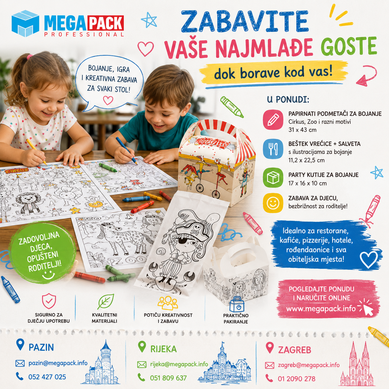 ZABAVITE VAŠE NAJMLAĐE GOSTE DOK BORAVE KOD VAS