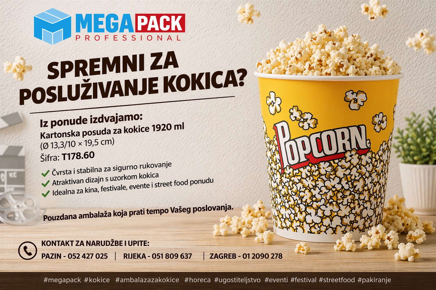 Spremni za posluživanje kokica?