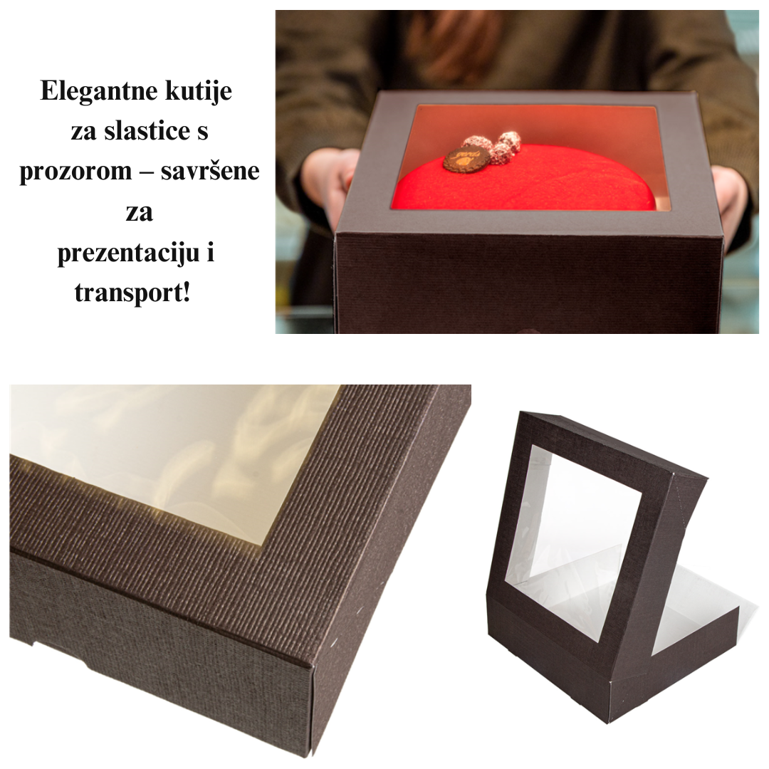 Kartonske kutije u čokoladno smeđoj boji