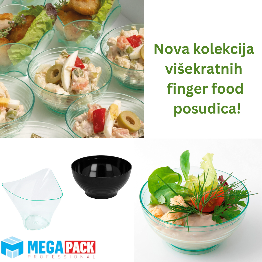 Nova kolekcija višekratnih finger food posudica