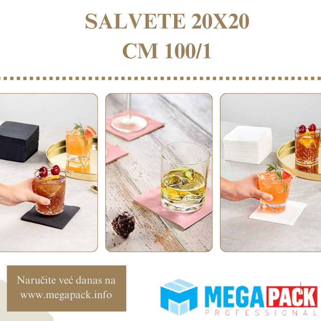 Salvete 20x20 cm
