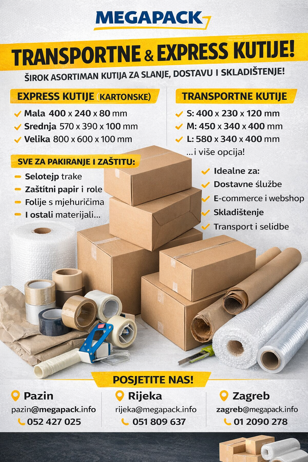 Transportne i express kartonske kutije