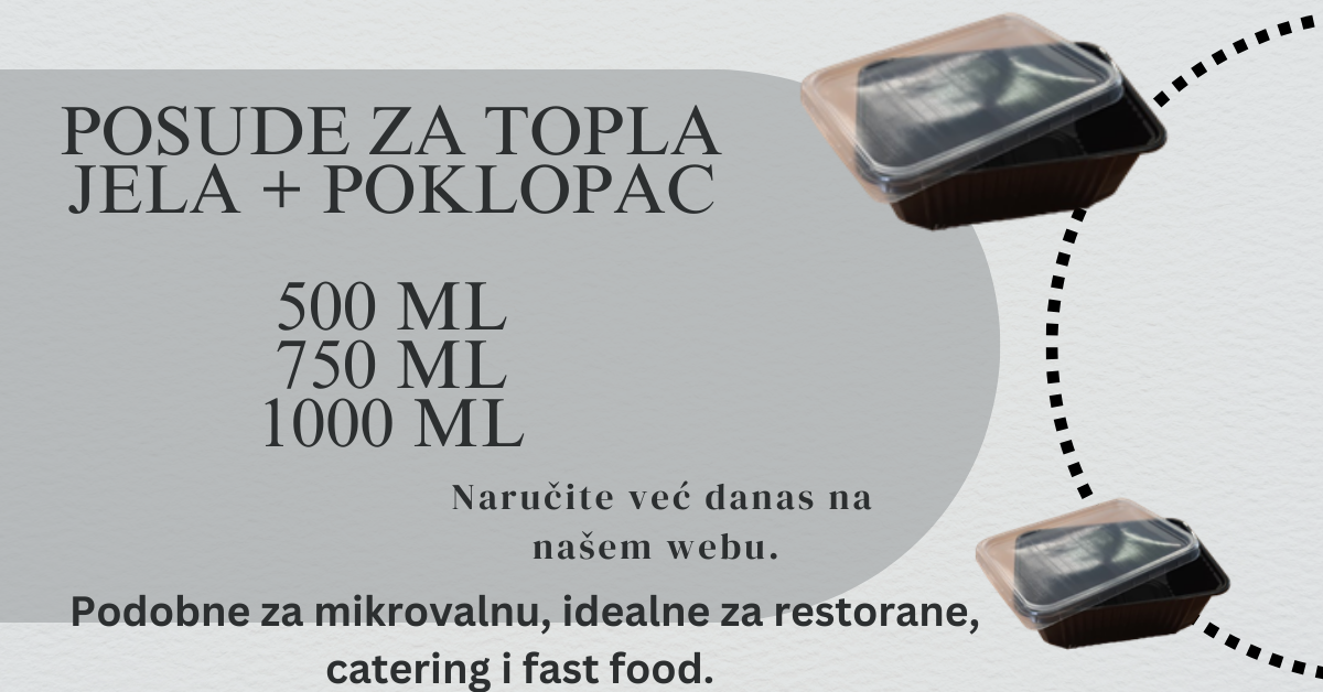 POSUDE ZA TOPLA JELA + POKLOPAC