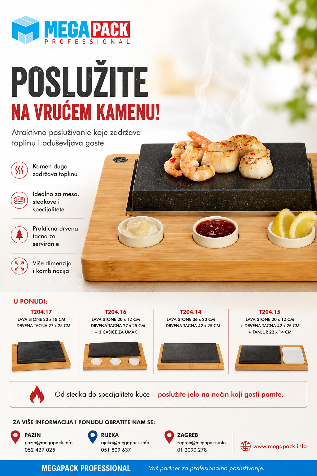 POSLUŽIVANJE NA VRUĆEM KAMENU