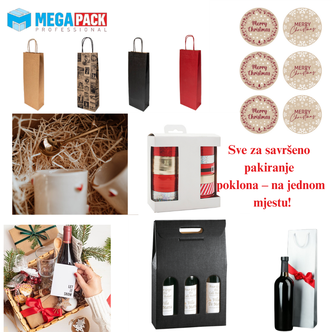 Sve za profesionalno pakiranje poklona