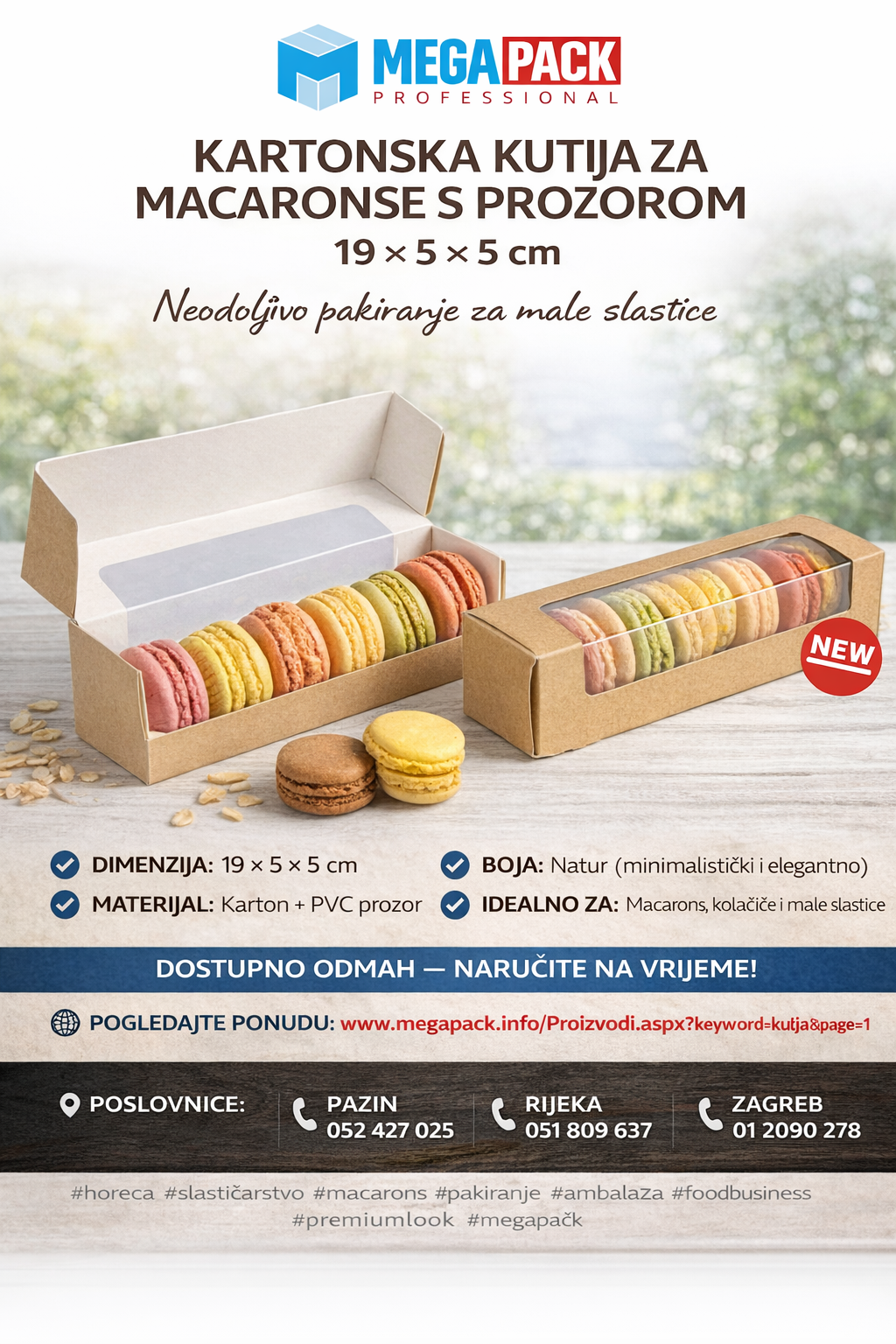 Minimalistička kutija s prozorom