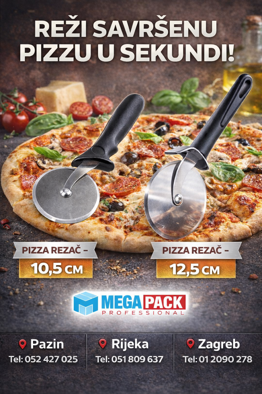 REŽITE PIZZU BRZO, PRECIZNO I PROFESIONALNO