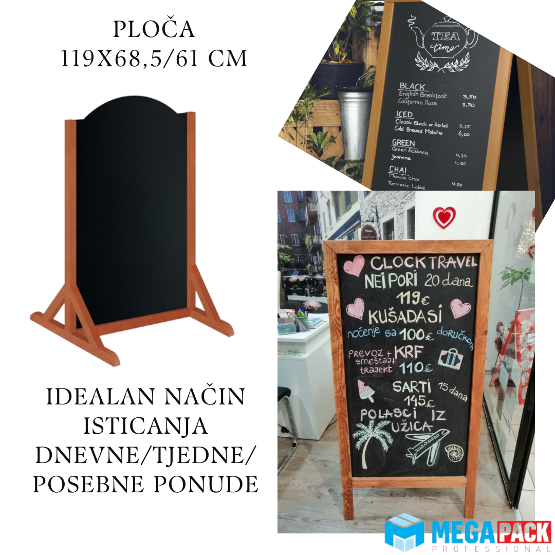 SAMOSTOJEĆA PLOČA ZA MENU