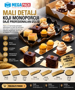 ZLATNO-CRNI PODMETAČI – DETALJ KOJI MIJENJA PREZENTACIJU DESERTA