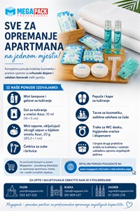 Sve za opremanje apartmana na jednom mjestu