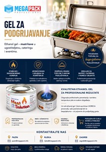 ETHANOL GEL ZA PODGRIJAVANJE HRANE