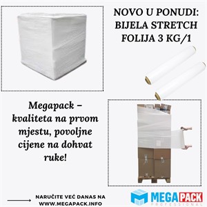 Novi bijeli stretch 3 kg/1 u ponudi