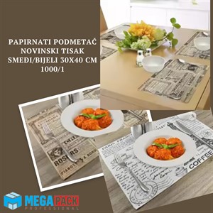 PAPIRNATI PODMETAČI ZA STOLOVE