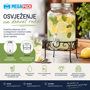 Praktično i atraktivno rješenje za samostalno posluživanje napitaka