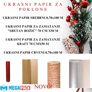 UKRASNI PAPIR ZA POKLONE