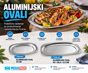 ALUMINIJSKI OVALI ZA PROFESIONALNO POSLUŽIVANJE HRANE