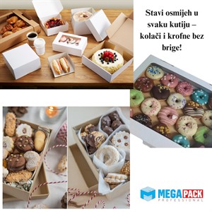 Kartonske kutije za kolače i krofne