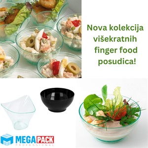 Nova kolekcija višekratnih finger food posudica