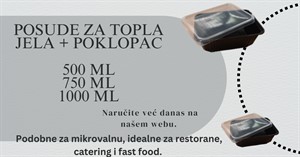 POSUDE ZA TOPLA JELA + POKLOPAC
