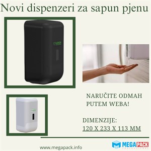 Novo u ponudi-dispenzeri za sapun pjenu!