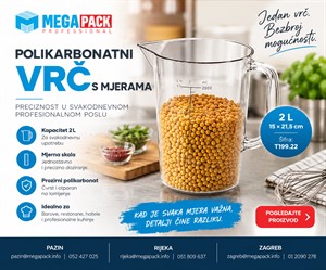 POLIKARBONATNI VRČ S MJERAMA – 2 L
