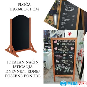 SAMOSTOJEĆA PLOČA ZA MENU